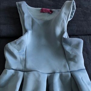 Scuba material dress from boohoo